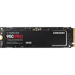 1000689235 Твердотельные накопители/ Samsung SSD 980 PRO, 500GB, M.2(22x80mm), NVMe 1.3c, PCIe 4.0 x4, 3-bit MLC, R/W 6900/5000MB/s, IOPs 800 000/1 000 000,