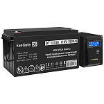 296786 Комплект ИБП EX295986RUS + батарея 150Aч EX282990RUS 1шт (инвертор, синус, для котла) ExeGate SineTower SZ-600.LCD.AVR.1SH <600VA/360W, чистый синусои