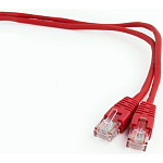 1850160 Cablexpert PP12-0.25M/R Патч-корд UTP кат.5e, 0.25м, литой, многожильный (красный)
