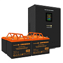 296667 Комплект ИБП EX296004RUS + батарея 80Aч EX285654RUS 4шт (инвертор, синус, для котла, настенный) ExeGate FineSine SX-5000.LCD.AVR.2SH.T <5000VA/3500W,