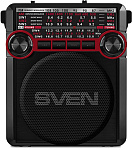 1000503376 АС SVEN SRP-355, красный (3 Вт, FM/AM/SW, USB, SD/microSD, фонарь, встроенный аккумулятор)