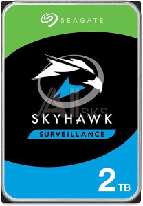 1000638813 Жесткий диск/ HDD Seagate SATA 2Tb SkyHawk Surveillance HDD 256Mb 1 year warranty (analog ST2000VX008)
