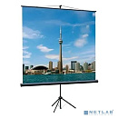 Экран на треноге Lumien 160x160см Eco View LEV-100105 1:1 напольный рулонный
