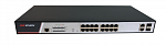 Hikvision DS-3E2318P 16 RJ45 100M PoE; 2 комбо-порта (1000М Ethernet/1000M SFP); таблица MAC адресов на 8000 записей; стандарты PoE: IEEE802.3af, IEEE
