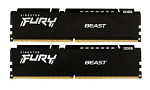 3223099 Memory Module KINGSTON ValueRAM DDR5 Общий объём памяти 16Гб Module capacity 16Гб Количество 1 5200 МГц Множитель частоты шины 42 1.1 В KF560C40BBK2-1