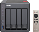1000379649 Сетевое хранилище без дисков SMB QNAP TS-451+-8G NAS, 4-tray w/o HDD. Quad-core Intel Celeron J1900 2.0-2.42GHz, 8GB, HDMI-port. 4xUSB, 2xGb LAN