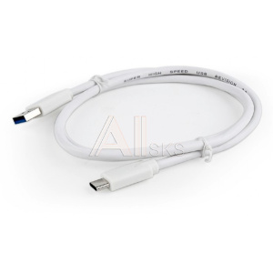 1637736 Bion Кабель USB 3.0 AM to Type-C cable (AM/CM), 1 m, white. 5 Гбит/с . 3A (36W) [BXP-CCP-USB3-AMCM-1M-W]