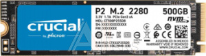 1391019 Накопитель SSD Crucial PCI-E x4 500Gb CT500P2SSD8 P2 M.2 2280