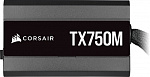 1616547 Блок питания Corsair ATX 750W TX750M 80+ gold (24+4+4pin) APFC 140mm fan 7xSATA Cab Manag RTL