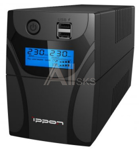 1005575 Источник бесперебойного питания Ippon Back Power Pro II Euro 850 480Вт 850ВА черный