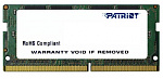 1207787 Память DDR4 8Gb 2666MHz Patriot PSD48G266682S Signature RTL PC4-21300 CL19 SO-DIMM 260-pin 1.2В quad rank Ret
