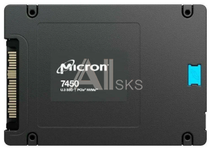 MTFDKCC3T8TFR-1BC1ZABYY SSD Micron 7450 PRO 3.84TB NVMe U.3 (15mm) PCIe NVMe Gen4 1x4 (v1.4) R6800/W5300MB/s 3D TLC MTTF 2М 1M/180K IOPS 7300TBW Enterprise Solid State Drive,