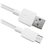 1877727 Defender USB кабель USB08-01M AM-microBM, белый, 1m, пакет (87497)