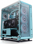 1643482 Корпус Thermaltake Core P6 TG Turquoise без БП ATX 10x120mm 6x140mm 2xUSB2.0 2xUSB3.0 audio bott PSU