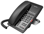 Телефон Fanvil H3W, 2 SIP-акк., POE, БП в комп., 2x100 Mbps, Wi-Fi, Чёрный, 6 прог. клав.