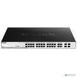 D-Link DGS-1210-28MP/F2A Настраиваемый L2 коммутатор с 24 портами 10/100/1000Base-T и 4 комбо-портами 100/1000Base-T/SFP (24 порта PoE 802.3af/at, Po