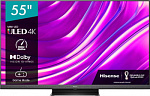 1849742 Телевизор LED Hisense 55" 55U8HQ темно-серый 4K Ultra HD 120Hz DVB-T DVB-T2 DVB-C DVB-S DVB-S2 USB WiFi Smart TV (RUS)