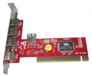 24596 Контроллер PCI VIA6212 (4+1) 5xUSB2.0 Bulk