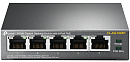 1000455594 Коммутатор TP-Link Коммутатор/ 5-Port Gigabit Desktop Switch with 4-Port PoE, 5 Gigabit RJ45 ports including 4 PoE ports, 56W PoE Power supply, steel case