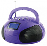 480251 Аудиомагнитола Hyundai H-PAS100 фиолетовый 6Вт/MP3/FM(dig)/USB/SD