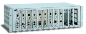 611106 Шасси Allied Telesis AT-MCR12-50 12slot media converter rackmount with redundant power option