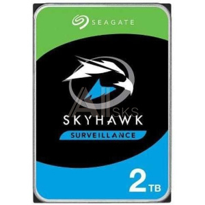 1841175 2TB Seagate Skyhawk (ST2000VX015) {Serial ATA III, 5400 rpm, 256mb, для видеонаблюдения}