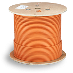 Кабель Cabeus STP-4P-Cat.6a-SOLID-IN-LSZH витая пара экранированная STP (U/FTP), категория 6a (10GBE), 4 пары, (23 AWG), одножильный (solid), каждая п