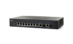 111231 Коммутатор [SF352-08MP-K9-EU] Cisco SB SF352-08MP 8-port 10/100 Max-POE Managed Switch