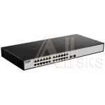 D-Link DGS-1026X/A1A, L2 Unmanaged Switch with 24 10/100/1000Base-T and 2 10GBase-X SFP+ ports. 16K Mac address, Auto-sensing, 802.3x Flow Control, Au