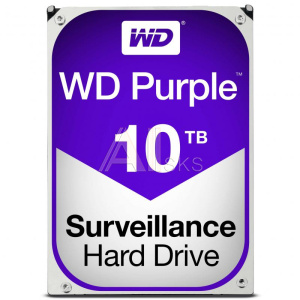 481178 Жесткий диск WD Original SATA-III 10Tb WD100PURZ Purple (5400rpm) 256Mb 3.5"