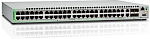 AT-GS948MX-50 Allied Telesis Gigabit Ethernet Managed switch with 48 10/100/1000T ports, 2 SFP/Copper combo ports, 2 SFP/SFP+ uplink slots, single fixed AC power s