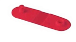 97032-RED Zebra Red Clips for use with QuickClip Wristbands, Kit 275