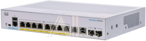 CBS250-8P-E-2G-EU CBS250 Smart 8-port GE, PoE, Ext PS, 2x1G Combo (repl. for SG250-10P-K9-EU)