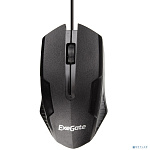 Exegate EX279944RUS Мышь Exegate SH-9025L2 <black, optical, 3btn/scroll, 1000dpi, USB, шнур 2,2м>, Color box