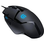 11047417 Мышь Logitech Hyperion Fury G402, игровая, оптическая, проводная, USB, черный [910-004070]