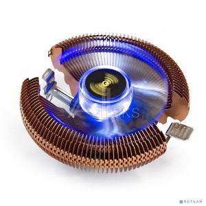 Exegate EX286153RUS Кулер ExeGate Wizard EE91-Cu.BLUE (Al+Copper, LGA775/1150/1151/1155/1156/1200/AM2/AM2+/AM3/AM3+/AM4/FM1/FM2/754/939/940, TDP 80W,