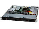 SYS-111R-M. Supermicro SuperServer 1U 111R-M 1xE-2434/ 1x32Gb/ 1xD3 S4520 480GB SATA/ 600W/ 1st config