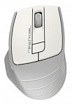 1204073 Мышь A4Tech Fstyler FG30S белый/серый оптическая (2000dpi) silent беспроводная USB (6but)