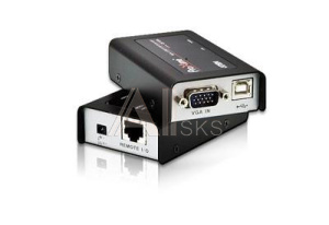 1195259 KVM-переключатель EXT CAT5 100M USB/VGA CE100-A7-G ATEN
