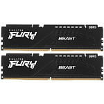 1000787143 Память оперативная/ Kingston 64GB 4800MT/s DDR5 CL38 DIMM (Kit of 2) FURY Beast Black PnP