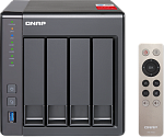 1000379648 Сетевое хранилище без дисков SMB QNAP TS-451+-2G NAS, 4-tray w/o HDD. Quad-core Intel Celeron J1900 2.0-2.42GHz, 2GB (up to 8GB), HDMI-port. 4xUSB,