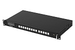 145059 Презентационный коммутатор Intrend [ITSFM-9x1HDCU] 9x1, 7-HDMI, 1-DP, 1-Type C, USB KVM, бесподрывный, с поддержкой многооконного режима, выход HDBT