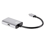 1940857 VCOM CU452A Адаптер USB 3.1 Type-Cm --> HDMI A(f) , 4K@60Hz, PD charging, Alum Shell, VCOM <CU452A>[4895182218017]