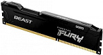 1560757 Память DDR3 4Gb 1600MHz Kingston KF316C10BB/4 Fury Beast Black RTL PC3-12800 CL10 DIMM 240-pin 1.5В single rank с радиатором Ret