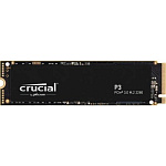 1991389 SSD CRUCIAL P3, 4000GB, M.2(22x80mm), NVMe, PCIe 3.0 x4, QLC, R/W 3500/3000MB/s, TBW 800, DWPD 0 CT4000P3SSD8