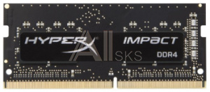 1393890 Память DDR4 8Gb 2666MHz Kingston HX426S15IB2/8 HyperX Impact RTL PC4-21300 CL15 SO-DIMM 260-pin 1.2В single rank