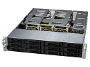 Серверная платформа Supermicro CloudDC A+ Server 2U 2015CS-TNR no CPU(1)AMD EPYC 9004/9005 series/TDP 400W/no DIMM12/ 12 3.5/2.5 SATA/ 2x10GbE 2x10GbS