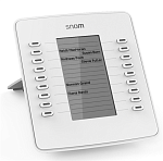 SNOM D7 White Модуль расширения для IP-телефонов D785, D765, D745, D725, D715. Монохромный экран высокого разрешения с подсветкой, 18 самомаркирующихс