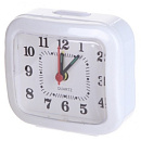 1863805 Perfeo Quartz часы-будильник "PF-TC-004", прямоугольные 8*7,5 см, белые