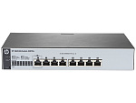 J9979A#ABB HPE 1820 8G Switch (8 ports 10/100/1000, WEB-managed, fanless, desktop, can be powered with PoE) (repl. for J9802A)
